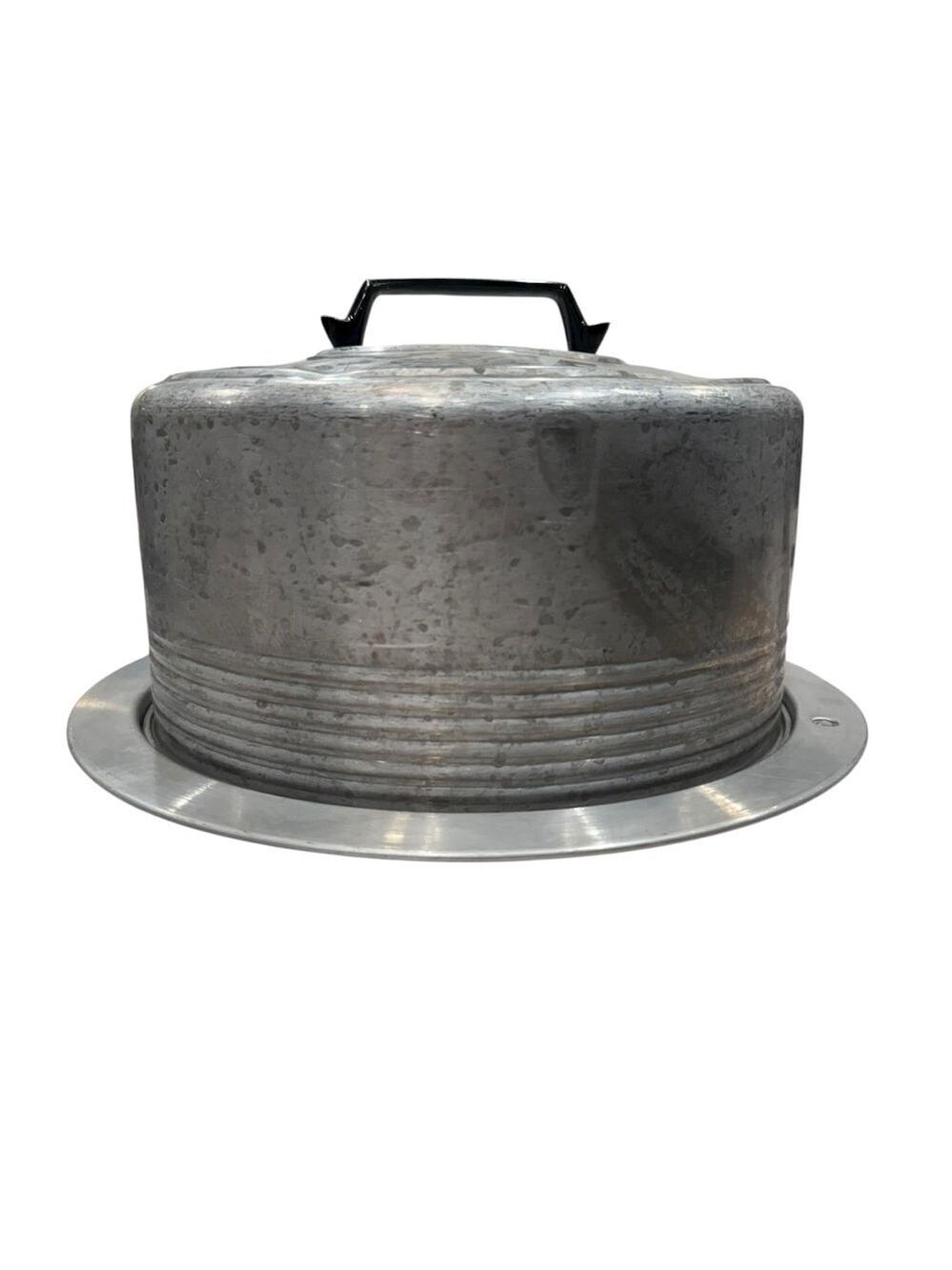 Vintage Regal Ware Aluminum Cake‎ Carrier with Lid & Locking Base USA